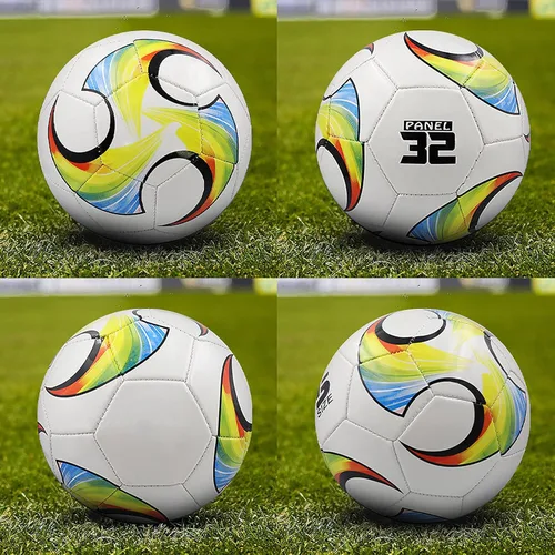 Vista 4 de Balón de fútbol ABAJI tamaño 3, 4, 5 para niños, niños pequeños, juguete, regalo, patrón colorido, práctica, entrenamiento, para niños y niñas