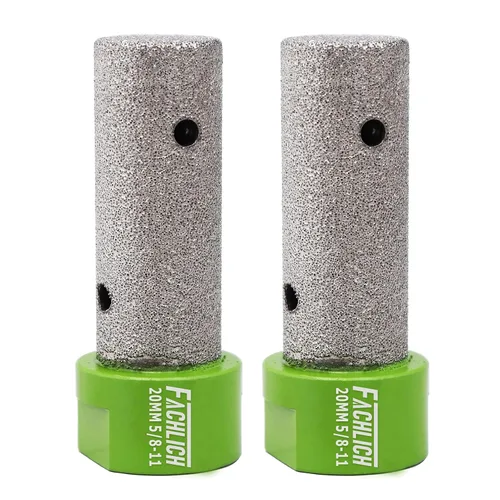 Vista 21 de Broca de fresado de biselado de diamante - Broca de cono de azulejos Biselado 4/5" vástago hexagonal 20MM Granito Agujeros de ampliación de mármol