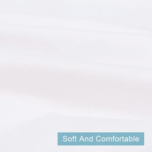 Vista 6 de Protectores de almohada impermeables tamaño King, paquete de 4 protectores de almohada de microfibra cepillada, suaves, con cremallera completa