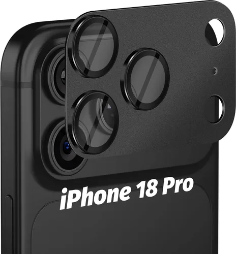 Vista 44 de Orzero Paquete de 2 protectores de lente de cámara compatibles con Google Pixel 9 Pro XL, protector de cámara de metal y vidrio de alta calidad Negro