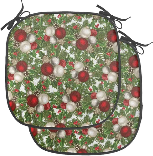 Vista 116 de Ambesonne Flamingo - Cojín de asiento para silla, diseño de fantasía exótica con elementos de vida silvestre hawaiana en colores pastel, acolchado
