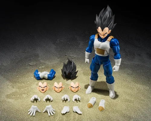 Vista 6 de TAMASHII NATIONS - Figura de acción de Dragon Ball Z - Vegeta S.H.Figuarts