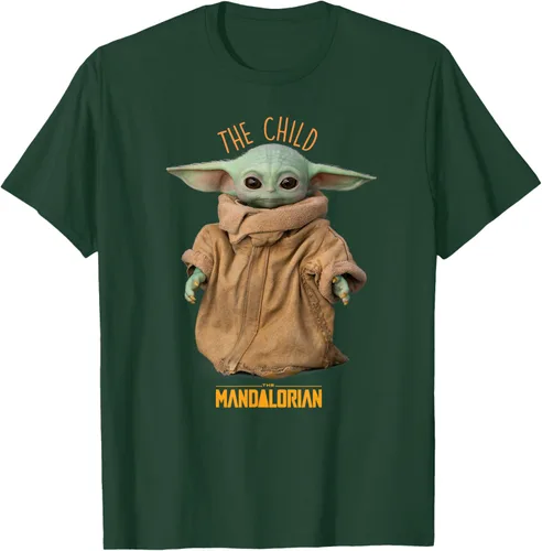 Vista 46 de Star Wars The Mandalorian Grogu The Child Photo Pose - Camiseta linda Negro