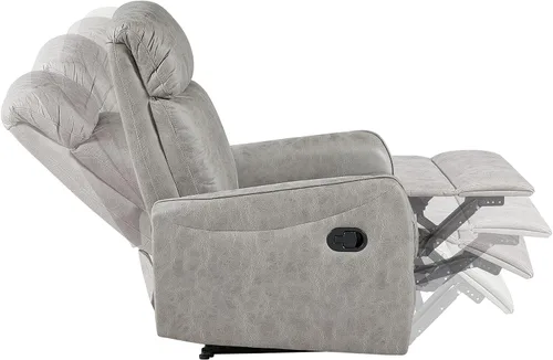 Vista 4 de Holaki Silla reclinable, silla reclinable para sala de estar, sofá reclinable Lazy Boy, silla de lectura, sofá individual, sofá reclinable