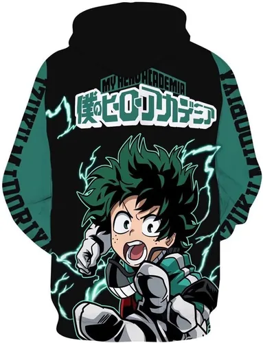 Vista 2 de CHLOBLOM Sudadera con capucha y estampado 3D de anime para cosplay