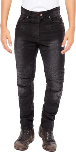 Vista 2 de Skylinewears Women's Reinforced Motorcycle Riding Jeans Biker Racing Pants with Aramid Lining and Removable Padding