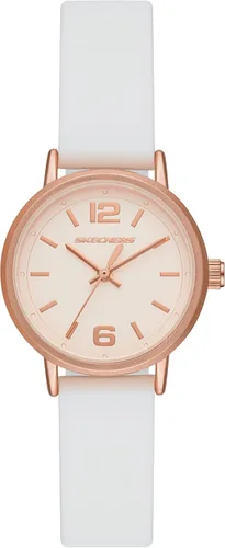 Vista 4 de Skechers Reloj deportivo analógico de cuarzo de silicona o cuero para mujer