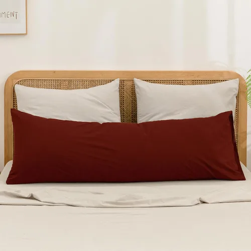 Vista 57 de BESTOUCH 100% Algodón Lavado Funda de Almohada para Cabello y Piel, Sensación de Lino, Suave, Cómoda, Transpirable, Juego de 2 Fundas de Almohada