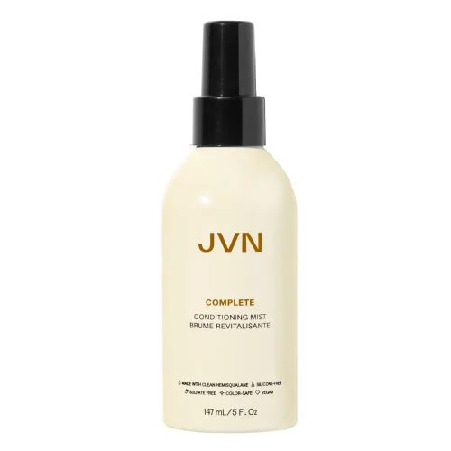 Vista 10 de JVN Bruma acondicionadora completa sin enjuague, 2 Fl Oz, tamaño de viaje, multiplicador de humedad antifrizz, desenredante, spray de protección UV