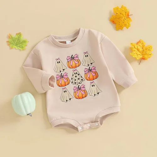 Vista 88 de Kuriozud Mameluco de burbujas para bebé recién nacido, manga larga, suéter de gran tamaño, ropa de otoño e invierno