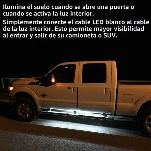 Vista 5 de SOCAL-LED LIGHTING Tira de luz LED para estribo de camión DRL, patada lateral conmutada de 60" (150cm) 12V, luces de giro intermitentes secuenciales