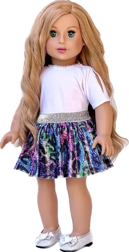 Vista 5 de Ultimate Playset – Ropa para muñecas de 18 pulgadas – 6 piezas – Mezcla y combina trajes con zapatos – Traje de baño, falda, blusa, pantalones