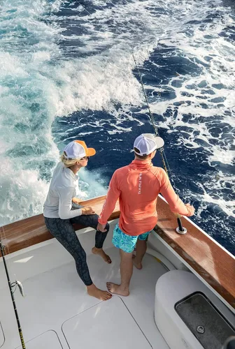Vista 5 de HUK Pursuit - Sudadera con capucha de manga larga ventilada para hombre, camisa de pesca con capucha