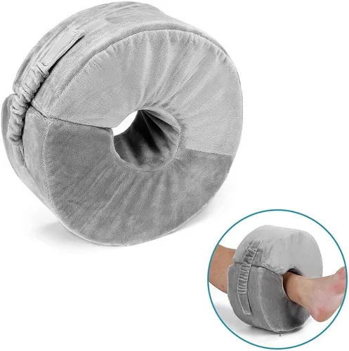 Vista 7 de Zelen Almohada de elevación de pie, talón de tobillo, cuña elevadora, almohada médica de tobillo para cama, dolor de presión, úlcera para dormir