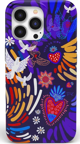 Vista 43 de Casely iPhone 14 Pro Case All Boo'd Up Purple Ghost Compatible with MagSafe Classic Ultra Thin Design