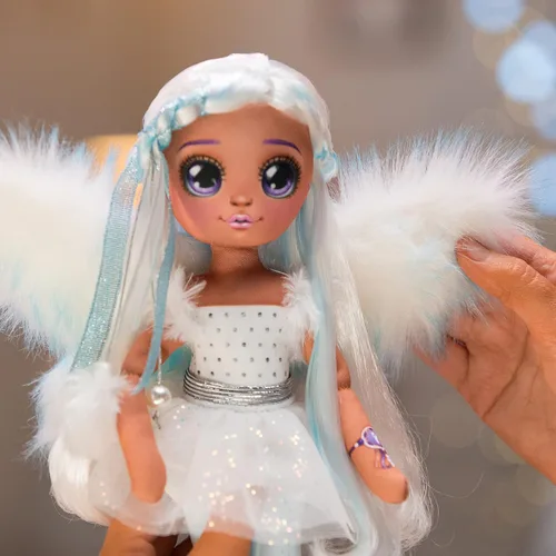 Vista 4 de Dream Seekers Paquete individual de muñeca - 1 juguete Muñeca mágica de hadas de moda Luna