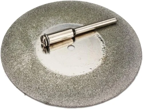 Vista 5 de Disco de corte de metal de muela abrasiva de diamante de 2.362 in para mini accesorios de herramientas rotativas con eje de eje de 1 pieza, como se