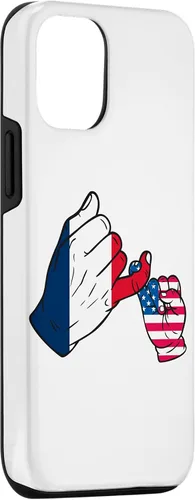 Vista 9 de iPhone XR Parent and child France USA family Case