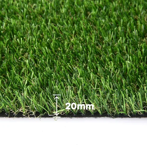 Vista 2 de Alfombra de césped artificial, 1 x 3 pies (3 pies ²) de altura del pelo de 0.787 in de altura, para interiores y exteriores, sintética, realista