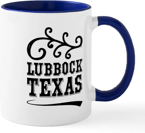 Vista 34 de CafePress – Taza Amarillo Texas – El único Taza de café, taza de café, S, Blanco