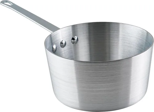 Vista 12 de Winco Olla de salsa cónica de aluminio resistente, 3mm, 1.5 cuartos de galón