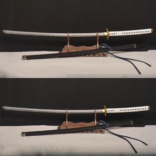 Vista 5 de Sword fort Espadas réplicas de acero inoxidable Devil Vergil Dante's Yamato Sword Katana Anime Cosplay Sword Real Metal, versión extendida, 40