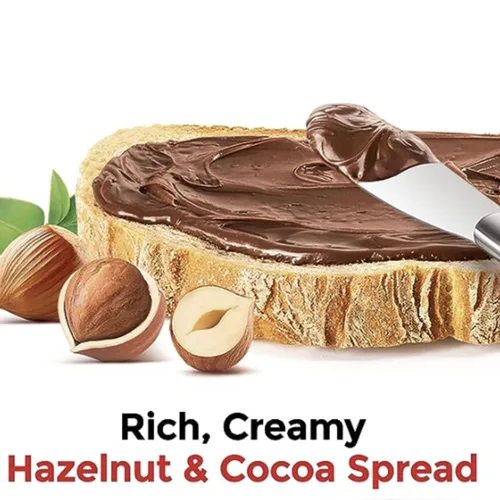 Vista 5 de Mini tazas de chocolate con avellana, paquetes de aperitivos de una sola porción, control de porciones, selladas individualmente, hechas en Italia