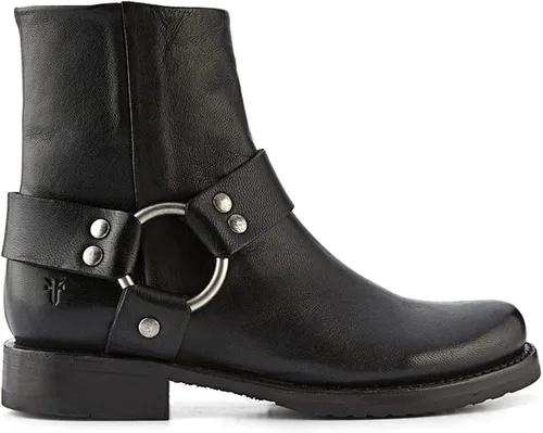 Vista 2 de Frye Veronica - Botines cortos de 6 pulgadas para mujer hechos de 100% cuero con cremallera interior, arnés de encendidoapagado, construcción