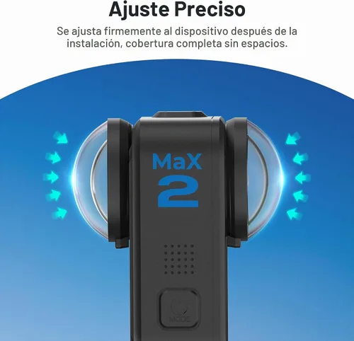 Vista 3 de FitStill Kit de protector de lente solo para Go Pro MAX 2, protectores de lente de vidrio óptico para MAX2, cubierta protectora de lente premium