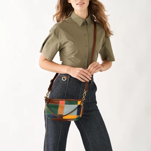 Vista 5 de Fossil Bolso de hombro Jolie de cuero para mujer
