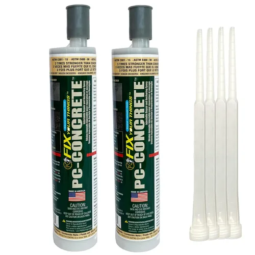 Vista 5 de PC Products, PC-Concrete PRO - Adhesivo epóxico para anclaje de alta resistencia, 8.45 onzas líquidas