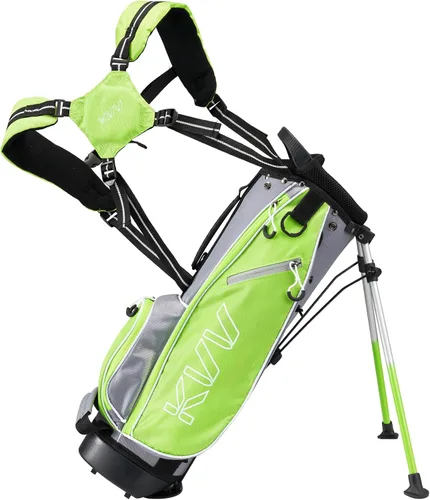 Vista 6 de KVV Bolsa de soporte de golf junior, bolsa de soporte de golf ligera para niños de 4-6/7-9/10-12 años