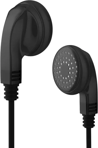 Vista 2 de Maeline Auriculares a granel con enchufe de auriculares de 0.138 in - Paquete de 500 unidades al por mayor - Negro