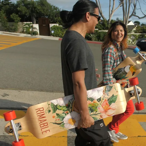 Vista 9 de Longboard completo de 41 pulgadas