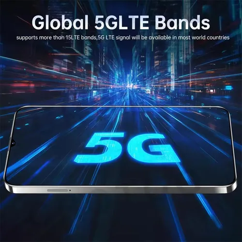 Vista 7 de I25+ Ultra Desbloqueado Teléfono celular Android 14, Octa-core Smartphone Teléfono Móvil, Batería de 6800mAh Carga Rápida, Pantalla FHD+ de 6.3