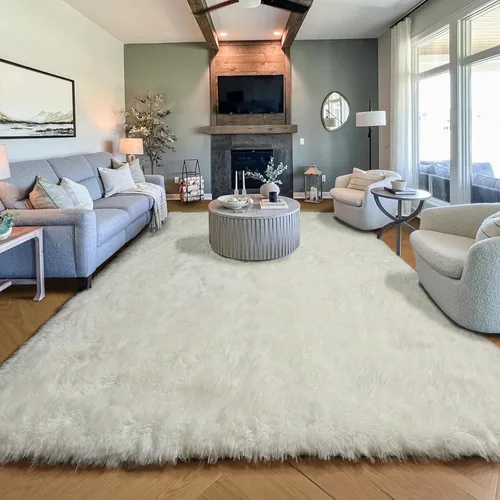 Vista 55 de Alfombras grises pequeñas para dormitorio, 2 x 4 pies, alfombras de pasillo lavables de felpa para pasillo 2- Gris