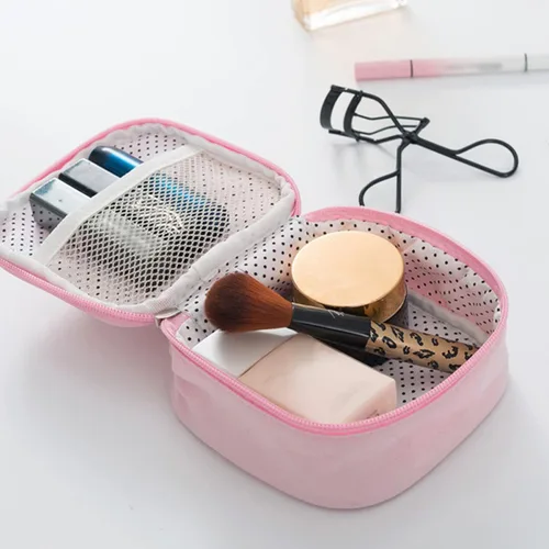 Vista 9 de 4 bolsas para monedas, bolsa con cremallera femenina, linda joyería de viaje para organizadores, servilletas portátiles para mujeres, organizador