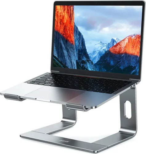 Vista 10 de BESIGN LS03 - Soporte elevador de aluminio para laptop, ergonómico y desmontable, elevador para computadora, compatible con MacBook Air Pro, Dell