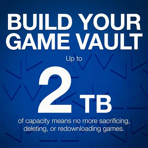 Vista 8 de Seagate Game Drive PS5 NVMe SSD para PS5 1TB unidad interna de estado sólido - PCIe Gen4 NVMe 1.4, licencia oficial, hasta 7300MB/s con disipador