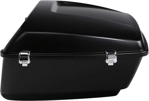 Vista 3 de XFMT Maletero de Motocicleta 34,8 cm de Negro Mate para Harley Touring Road King Street Glide Road Glide Electra Glide Ultra Classic '14-Posterior