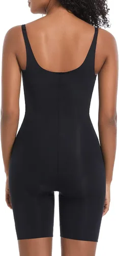 Vista 2 de KKP Thinstincts 2.0 Tummy Control Shapewear Women's Seamless Bodysuit Mid-Thigh Shapewear Shorts