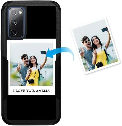 Vista 123 de Funda de teléfono personalizada para Galaxy S20 FE 5G, funda para teléfono multifoto, funda protectora resistente de doble capa a prueba de golpes