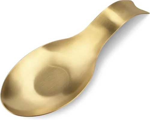 Vista 19 de VanlonPro Soporte de cuchara de acero inoxidable, soporte para cucharón de espátula, soporte para cuchara de utensilios de acero inoxidable, acabado