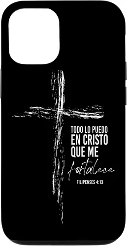 Vista 28 de Regalos Cristianos Versos Filipenses 4 13 Christian Spanish - Carcasa para iPhone 17
