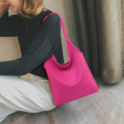 Vista 2 de Montana West Bolsos estilo hobo holgados para mujer, bolsos de hombro suaves de diseñador para mujer, bolso de mano con asa superior