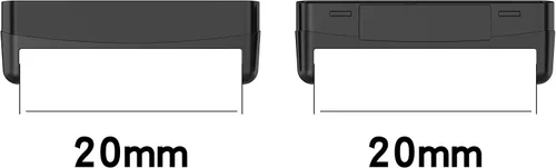 Vista 3 de Conector adaptador de correa de reloj de metal compatible con Fitbit Versa 4/Sense 2 Watch Connector - Conexión de banda de reloj de 0.787 pulgadas