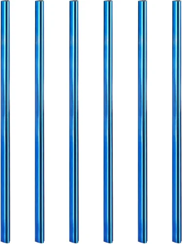 Vista 10 de uxcell 16 popotes de metal reutilizables, 8.5 pulgadas, con forma de corazón, popote de acero inoxidable para beber batido, bebidas frías, bebidas