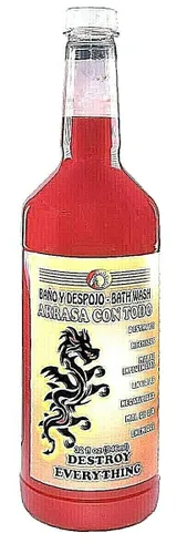 Vista 2 de Mistic 1 BOTELLA EXTRA GRANDE DESTRUYE TODO BAÑO ARRASA CON TODO Y LAVAPISOS 32 OZ. - MAGIA ESPIRITUAL PAGAN WICCA