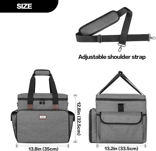 Vista 6 de CURMIO Bolsa de transporte compatible con máquina de cóctel profesional Bartesian Para máquina de coctelera premium, profesional, dúo, aislada