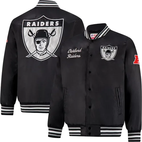 Vista 7 de Ultra Game Chaqueta de satén oficial de la NFL Supreme Heritage para hombre
